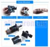 24 V 28,8 W 840 l/h szivattyú, pumpa IP68-vízmentes 14 és 14 mm bilincses 60 °C kenőszivattyú kering