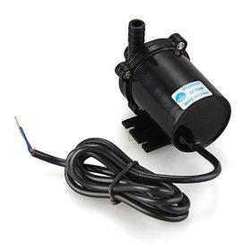   24V 20W 450 l/h keringető merülő szivattyú, pumpa IP68 vízmentes 10 és 15 mm bilincses 65 °C ZC-A40