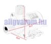 24V keringető szivattyú, DC pumpa IP68 1/2" 65 °C 25W 600 l/h ZC-T40 