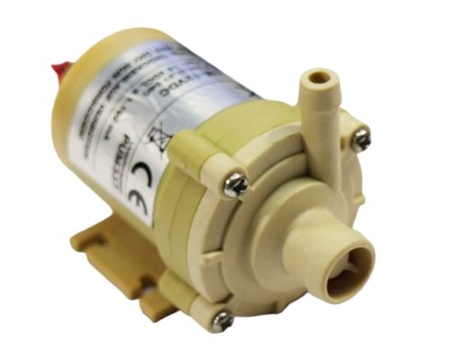 Keringető szivattyú 24V 18W 600 l/h Kisfeszültségű szivattyú Pumpa bilincses szolár rendszerhez is 100 °C Fűtőszivattyú hűtőszivattyú