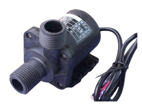 24V 22W 800 l/h keringető szivattyú, pumpa IP68-vízmentes 1/2" szolár rendszerhez is 65 °C kenőszivattyú  keringető hűtőszivattyú