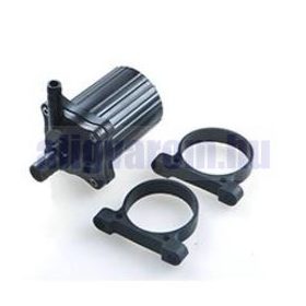   24V 28,8W 450 l/h keringető szivattyú, pumpa IP68-vízmentes bilincses 11mm és 8mm csatlakozással szolár rendszerhez is 60 °C kenőszivattyú keringető hűtőszivattyú