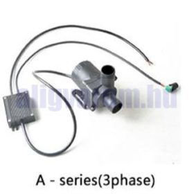   24V 86,4W 3600 l/h Keringető szivattyú nagyteljesítményű vízszivattyú pumpa sebesség szabályozóval IP68-vízmentes 2x27 mm bilincses 