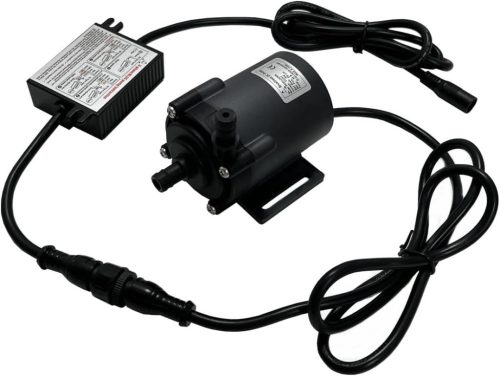  24V 80W 550 l/h Professzionális, nagy teljesítményű 24V DC keringtető mikroszivattyú – vízhez, olajhoz, hűtéshez és nyomásfokozáshoz IP68-vízmentes 