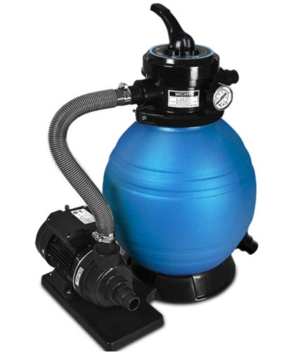 Medence vízforgató szivattyú és homokszűrő 10,2 m3/óra 30m3-es medencéig