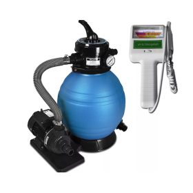   Medence vízforgató szivattyú és homokszűrő 10,2 m3/óra 30m3-es medencéig vízminőség mérővel
