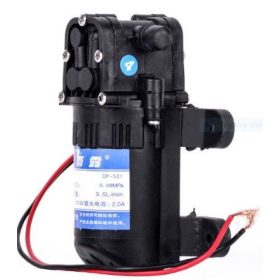   12V 25W 4,8 bar 210 l/h önfelszívó, membrán pumpa permetező kenőszivattyú keringető vágógép hegesztőgép hűtő szivattyú 