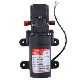   12V 30W 4,8 bar 180 l/h önfelszívó, membrán pumpa permetező kenőszivattyú keringető vágógép hegesztőgép hűtő szivattyú 