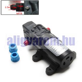   Permetezőgép szivattyú 12V 30W 7 bar 180 l/h nagynyomású önfelszívó elektromos pumpa kenőszivattyú hűtőszivattyú ipari gép hűtés