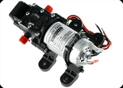 Önfelszívós pumpa 12V 30W 5,5 bar 240 l/h elektromos szivattyú hűtéssel  8 mm csatlakozó permetezőgép permetező vágógép hűtőszivattyú 