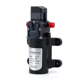   Önfelszívó szivattyú 12V 45W 7,5 bar 240 l/h elektromos pumpa  2x10 mm szorítós csatlakozó permetező kenő hűtőszivattyú keringető