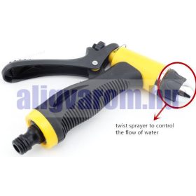   12V autómosó készlet szivargyújtó csatlakozóval. 12V 80W önfelszívó szivattyú + slag + locsoló fej