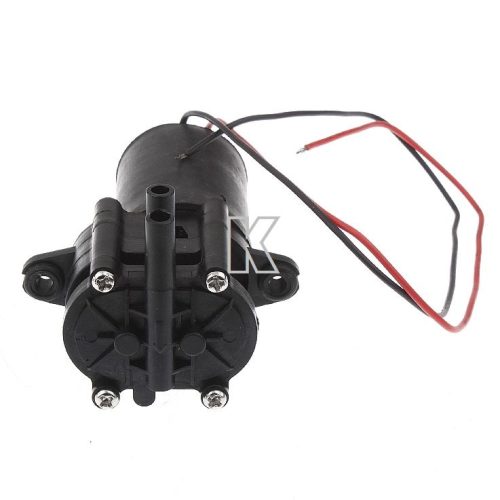 Önfelszívó pumpa 12V 8W 2 bar 0,65A 70 l/h  Szivattyú bilincses 100 °C Típus: ZC-A210  Víz és olajálló hűtő keringtető