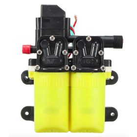   Önfelszívó dupla membrán szivattyú 12V 100W 11 bar 450 l/h pumpa permetező kenőszivattyú keringető vágógép hegesztőgép hűtő szivattyú 