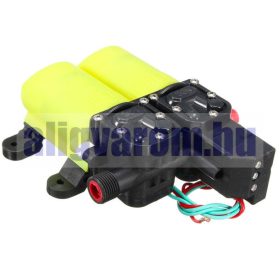   Önfelszívó dupla membrán szivattyú 12V 100W 11 bar 450 l/h pumpa permetező kenőszivattyú keringető vágógép hegesztőgép hűtő szivattyú 