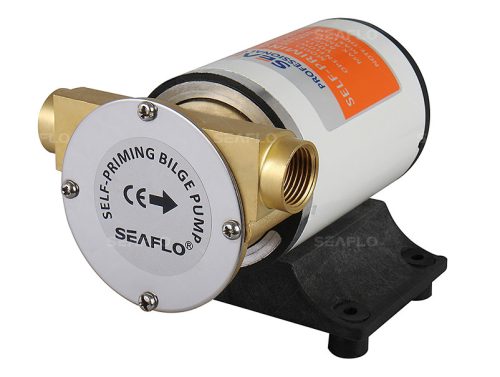 Nagyteljesítményű fenékszivattyú Seaflo 12V 120W 1800 l/h egyenáramú önfelszívós nagynyomású pumpa 1/2" csatlakozó