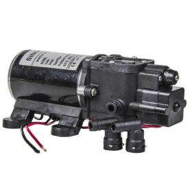   Membrán szivattyú 12V 55W 4,8 bar 300 l/h nagynyomású pumpa 300 liter/óra permetezőgép szivattyú, permetező keringető szivatyú