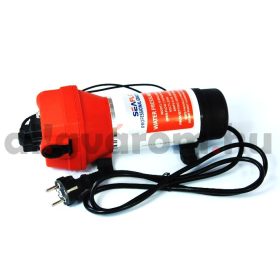   Önfelszívó membránszivattyú Seaflo 230V 180W 2,8 bar 1020 l/h nagyteljesítményű 1/2" állítható nyomás, nyomáskapcsoló