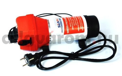 Önfelszívó membránszivattyú Seaflo 230V 180W 2,8 bar 1020 l/h nagyteljesítményű 1/2" állítható nyomás, nyomáskapcsoló