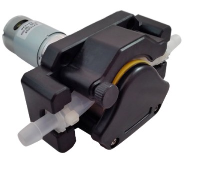 Perisztaltikus szivattyú, laborpumpa, adagoló szivattyú. 24V 1250ml/min szállítási üzemű tömlőpumpa