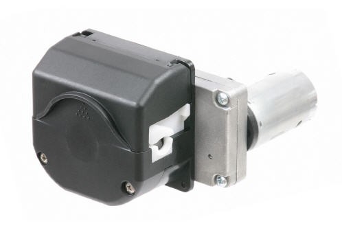 Perisztaltikus szivattyú, laborpumpa, adagoló szivattyú. 24V 2000 ml/perc szállítási üzemű tömlőpumpa