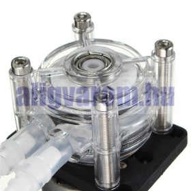   Perisztaltikus szivattyú, laborpumpa, adagoló szivattyú. Tömlőpumpa 12V 1,4A 0-400ml/min szállítási teljesítménnyel. 