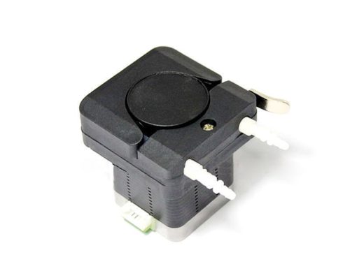 Perisztaltikus szivattyú, adagolószivattyú, laborpumpa beépített léptető motorral. 12V 0-160ml/min működési üzem tömlőpumpa