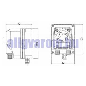   PE-1.5 Perisztaltikus szivattyú, önfelszívó tömlőpumpa 230V 1,5bar Növényvédőszer vegyszerpumpa PE-1.5 Pontos adagolást lehetővé tévő
