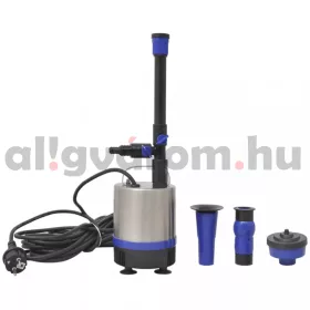   Nagy teljesítményű szökőkút szivattyú, pumpa 230V 1750 l/h rozsdamentes acél