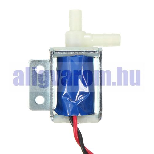 Mágnesszelep alapesetben nyitott 12V mini szolenoid olajszelep, vízszelep, légszelep Csatlakozások: 5,5 mm Feszültségre záró szelep