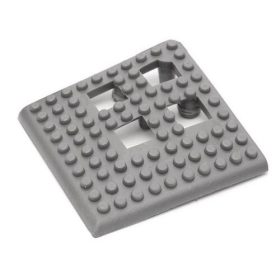   Záróelem sarok univerzális "Corner" szürke 30x30 cm csúszásmentes gumiszőnyeghez 4 db/szett