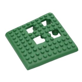   Záróelem sarok univerzális "Corner" zöld 30x30 cm csúszásmentes gumiszőnyeghez 4 db/szett