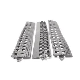   Ferde záróelem pöckös "Male" szürke 30x30 cm csúszásmentes gumiszőnyeghez 3 db/szett