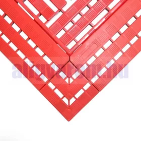   Ferde záróelem narancssárga munkahelyi biztonsági szőnyeghez 60x120 cm