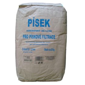 Szűrő homok 06-1,2 mm -es frakció 25kg-os zsák