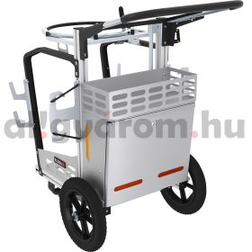   Picobello Compact hulladékgyűjtő kocsi, mozgatható szemeteszsáktartóval