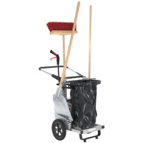   Picobello Mini Pro hulladékgyűjtő kocsi, fix szemeteszsáktartó, eszközökkel együtt