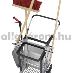   Picobello Mini Pro hulladékgyűjtő kocsi, fix szemeteszsáktartó, eszközökkel együtt