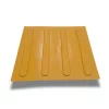 Taktilis útburkolati vezető elem vakok és gyengénlátók részére, sárga PVC-ből, 300x300x5 mm-es lap. M01 csík 