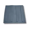  Taktilis útburkolati vezető elem vakok és gyengénlátók részére, szürke PVC-ből, 300x300x0,7 mm-es lap. M01 csík 