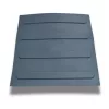  Taktilis útburkolati vezető elem vakok és gyengénlátók részére, szürke PVC-ből, 300x300x0,7 mm-es lap. M01 csík 