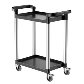   2 szintes szervizkocsi 136 kg teherbírású 800x410x945 mm szerszámos kocsi 
