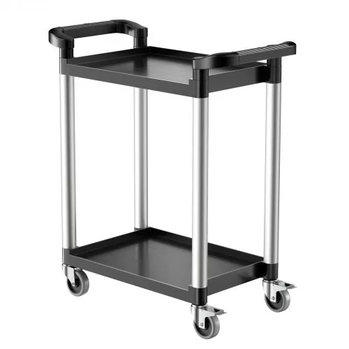 2 szintes szervizkocsi 136 kg teherbírású 800x410x945 mm szerszámos kocsi 