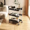 2 szintes szervizkocsi 136 kg teherbírású 800x410x945 mm szerszámos kocsi 