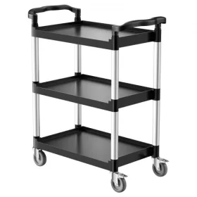   3 szintes szervizkocsi 136 kg teherbírású 880x410x990 mm műhelykocsi 