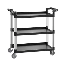  3 szintes szervizkocsi 226 kg teherbírású műhelykocsi 106x49x98cm szerszámkocsi