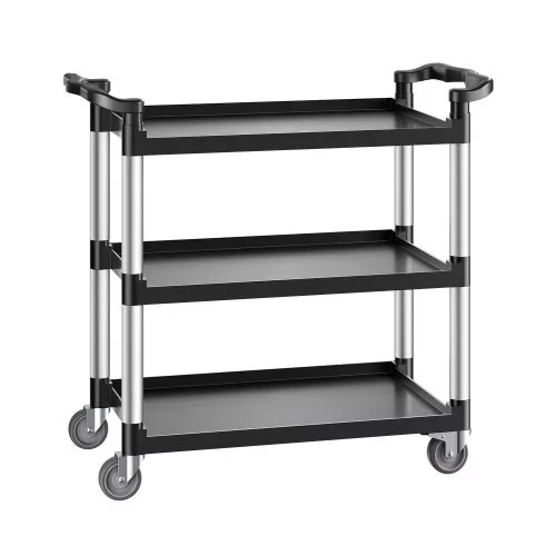 3 szintes szervizkocsi 226 kg teherbírású műhelykocsi 106x49x98cm szerszámkocsi
