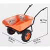 Elektromos talicska 260kg 167x76x78cm motoros talicska kertbe, építkezésre