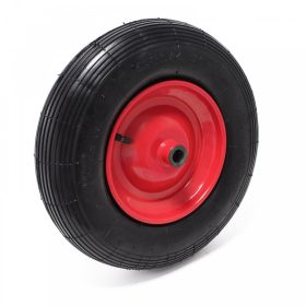   Ø 400 mm fúvott gumikerék 4.80/4.00-8 siklócsapágy pótkerék talicska kézikocsi, kiskocsi fém felni