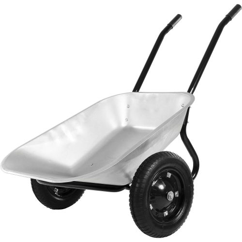 Kétkerekű talicska horganyzott kivitel 120 kg teherbírás 65 liter űrtartalom